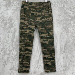 AG Adriano Goldschmied Caden Fatigue Camo Pants Green Military Style